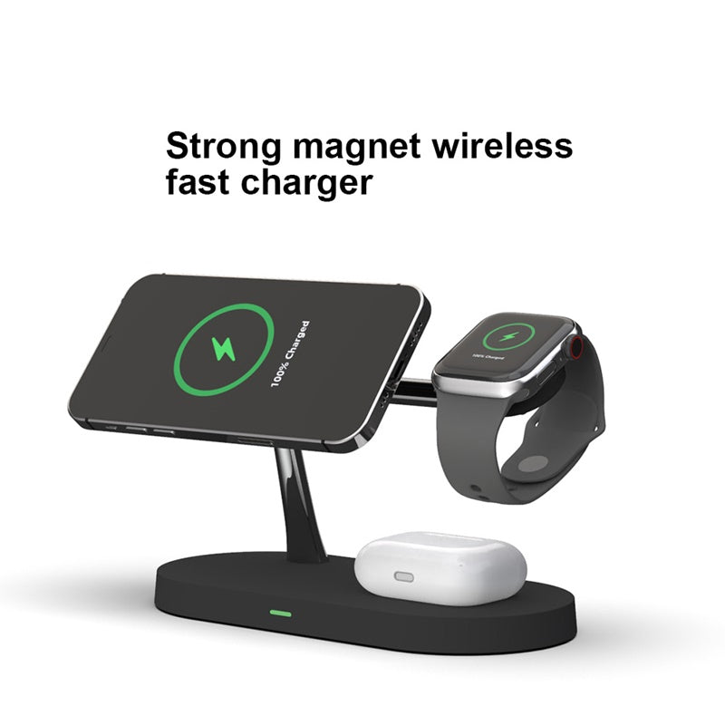 Xpress Charger™ 3in1 Magnetic Wireless Charger White  Strong